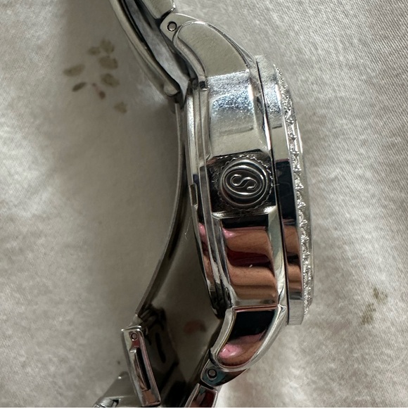 Women’s Stuhrling Stainless Steel Skeleton Watch - Picture 4 of 5